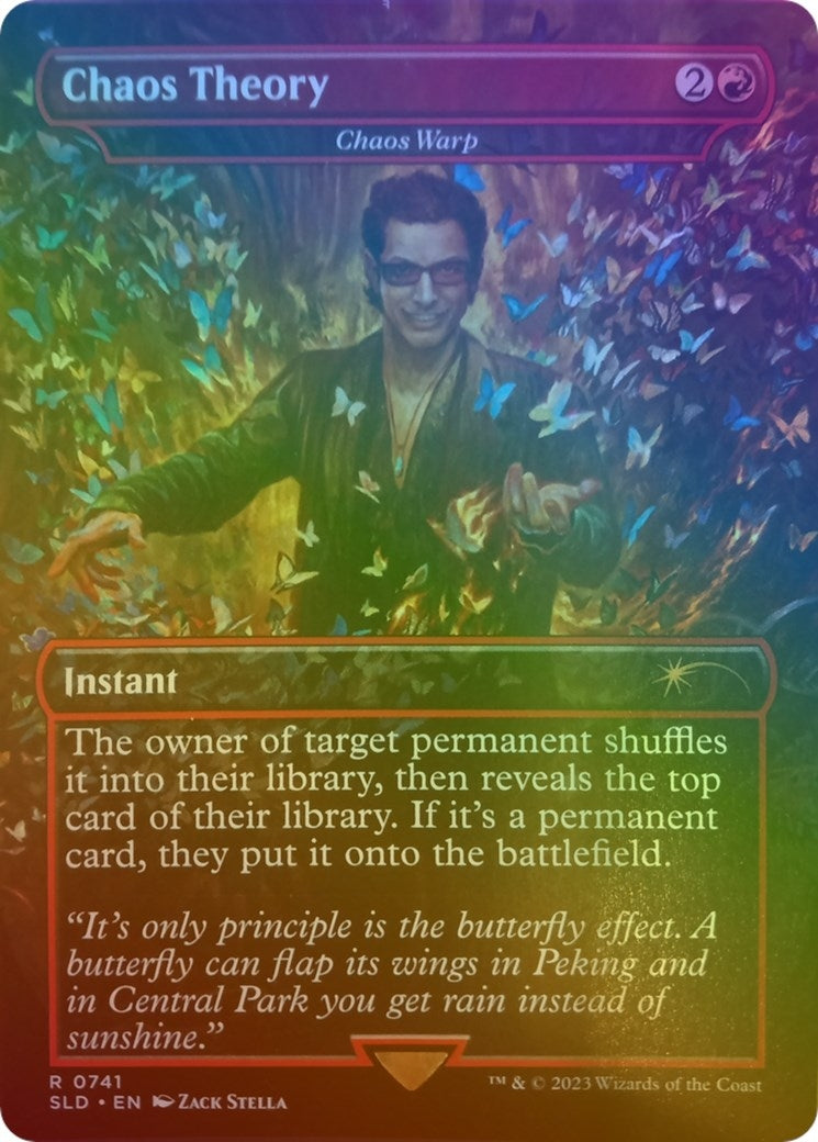 Image for Chaos Theory - Chaos Warp (Rainbow Foil) (Secret Lair Drop Series) (741) - Magic: The Gathering