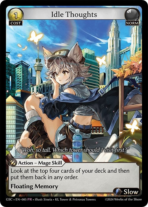 Image for Idle Thoughts (Promotional Cards) (005) - Grand Archive TCG