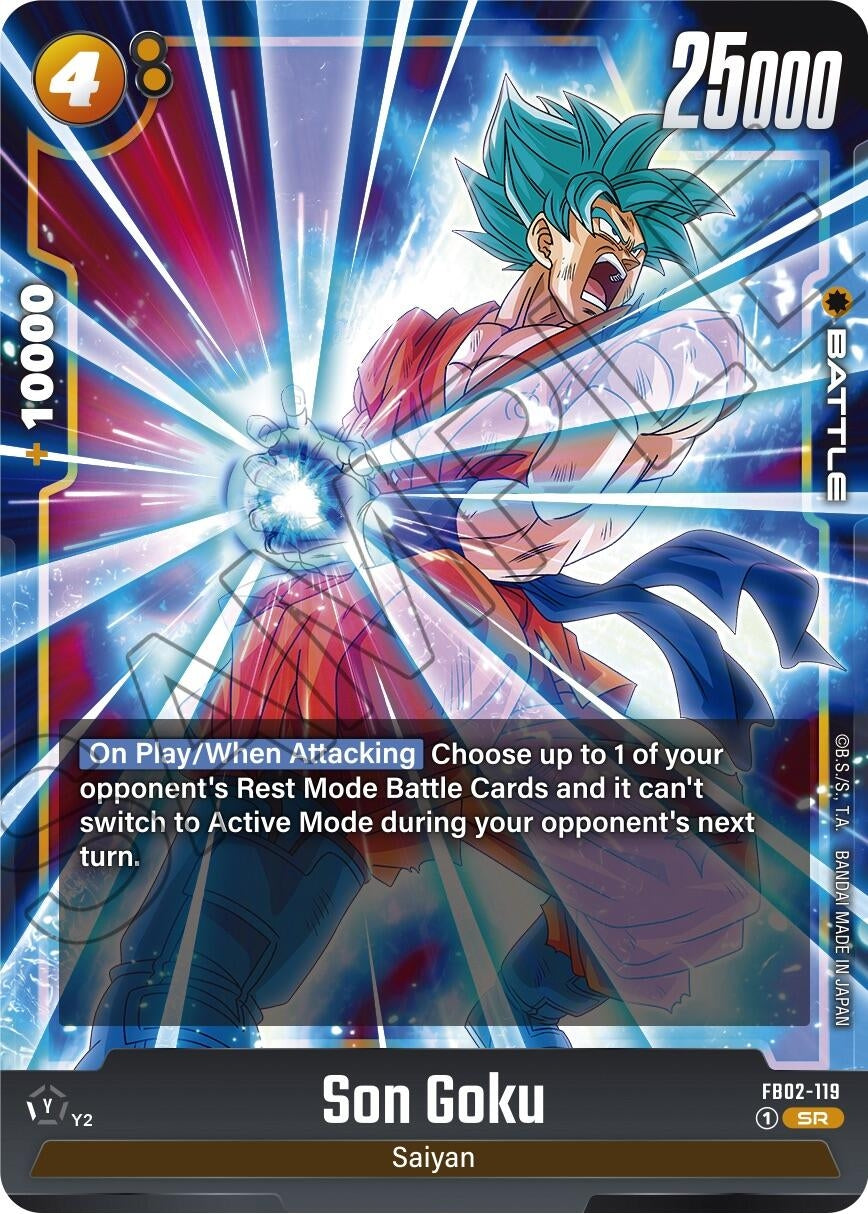 Image for Son Goku - FB02-119 (Blazing Aura) (FB02-119) - Dragon Ball Super: Fusion World