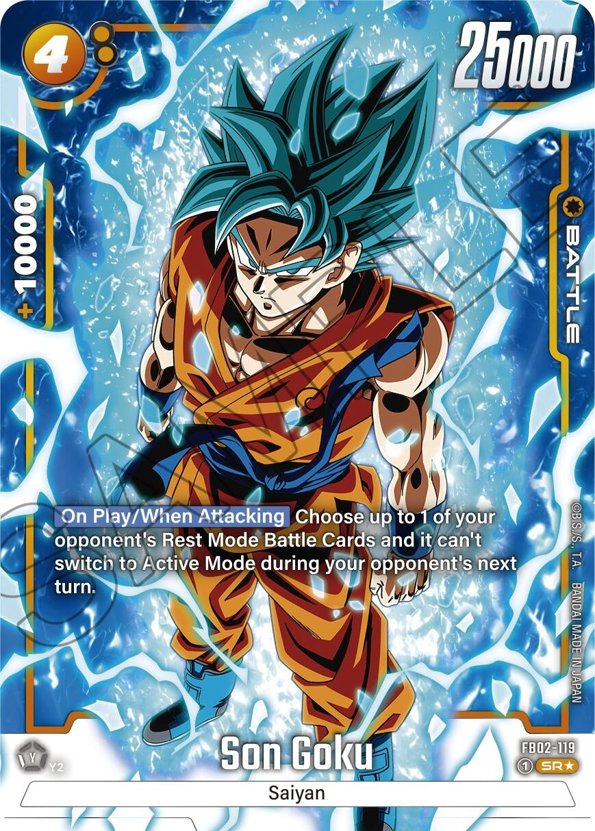 Image for Son Goku - FB02-119 (Alternate Art) (Blazing Aura) (FB02-119) - Dragon Ball Super: Fusion World
