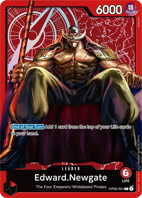 Image for Edward.Newgate (Special Goods Set -Former Four Emperors-) (One Piece Promotion Cards) (OP02-001) - One Piece Card Game