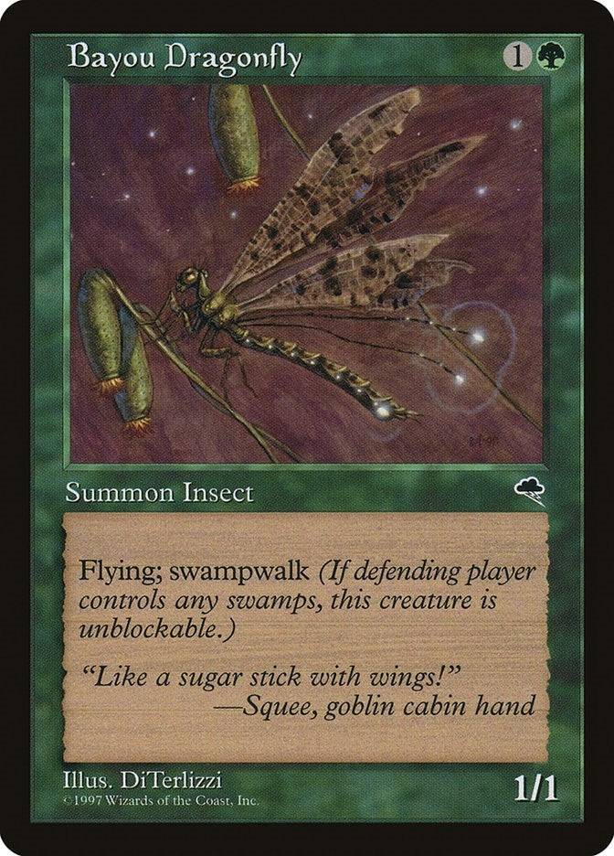 Image for Bayou Dragonfly (Tempest) (215) - Magic: The Gathering