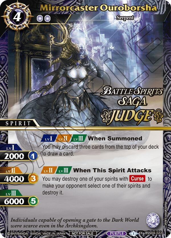 Image for Mirrorcaster Ouroborsha (Judge Pack 2024 Vol. 1) (Launch & Event Promos) (BSS04-022) - Battle Spirits Saga