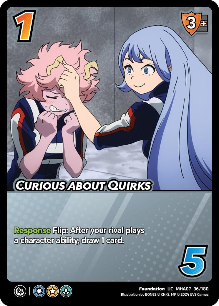 Image for Curious About Quirks (UniVersus: My Hero Academia: Girl Power) (96/180) - UniVersus