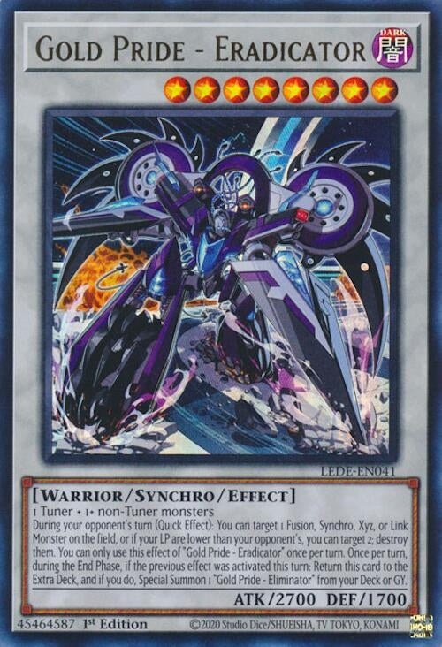 Image for Gold Pride - Eradicator (Legacy of Destruction) (LEDE-EN041) - YuGiOh