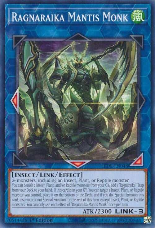 Image for Ragnaraika Mantis Monk (Legacy of Destruction) (LEDE-EN048) - YuGiOh