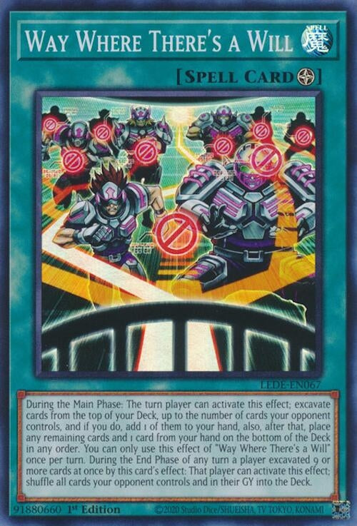 Image for Way Where There's a Will (Legacy of Destruction) (LEDE-EN067) - YuGiOh