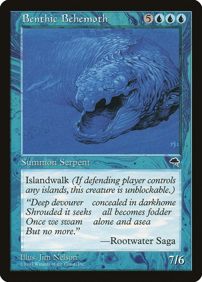 Image for Benthic Behemoth (Tempest) (54) - Magic: The Gathering