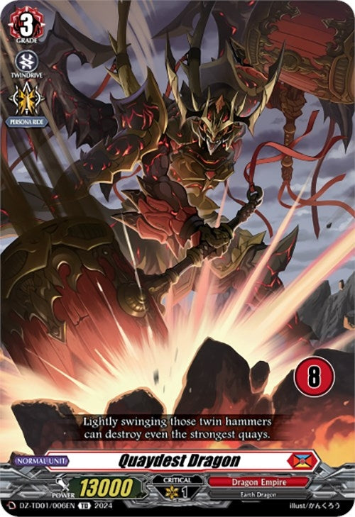 Image for Quaydest Dragon (8) (DZ-TD01: Start Up Trial Deck "Dragon Empire") (DZ-TD01/006EN) - Cardfight Vanguard