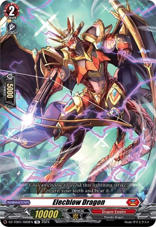 Image for Elecblow Dragon (DZ-TD01: Start Up Trial Deck "Dragon Empire") (DZ-TD01/009EN) - Cardfight Vanguard