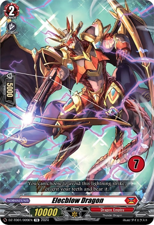 Image for Elecblow Dragon (7) (DZ-TD01: Start Up Trial Deck "Dragon Empire") (DZ-TD01/009EN) - Cardfight Vanguard