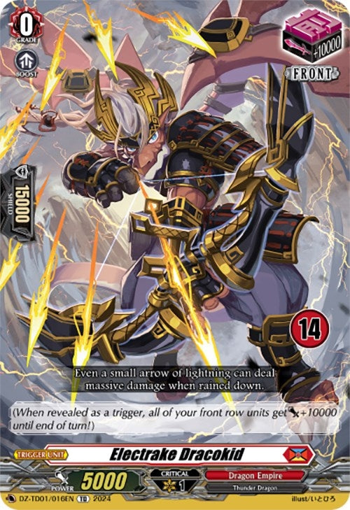 Image for Electrake Dracokid (14) (DZ-TD01: Start Up Trial Deck "Dragon Empire") (DZ-TD01/016EN) - Cardfight Vanguard