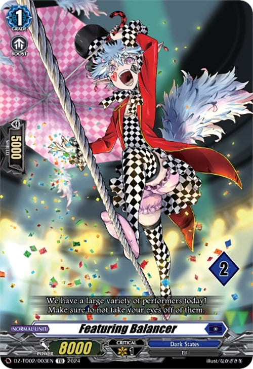 Image for Featuring Balancer (2) (DZ-TD02: Start Up Trial Deck "Dark States") (DZ-TD02/003EN) - Cardfight Vanguard
