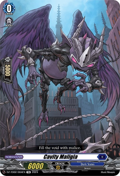 Image for Cavity Maligia (DZ-TD02: Start Up Trial Deck "Dark States") (DZ-TD02/004EN) - Cardfight Vanguard