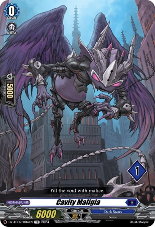 Image for Cavity Maligia (1) (DZ-TD02: Start Up Trial Deck "Dark States") (DZ-TD02/004EN) - Cardfight Vanguard