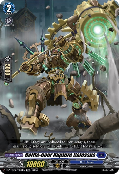 Image for Battle-hour Rupture Colossus (DZ-TD02: Start Up Trial Deck "Dark States") (DZ-TD02/007EN) - Cardfight Vanguard
