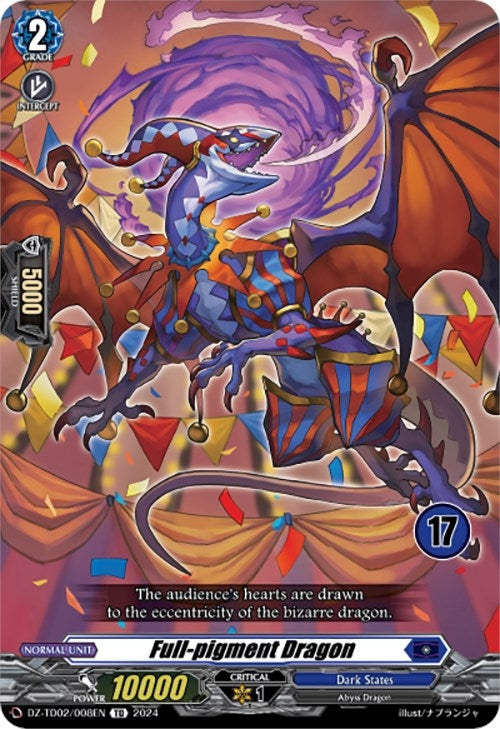 Image for Full-pigment Dragon (17) (DZ-TD02: Start Up Trial Deck "Dark States") (DZ-TD02/008EN) - Cardfight Vanguard