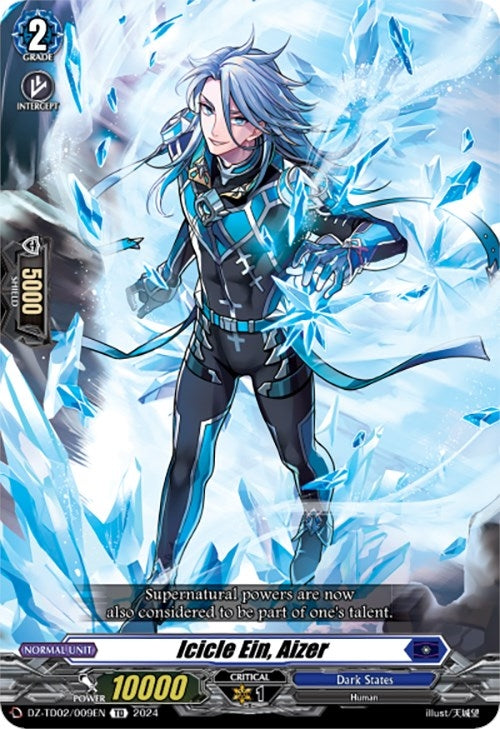 Image for Icicle Ein, Aizer (DZ-TD02: Start Up Trial Deck "Dark States") (DZ-TD02/009EN) - Cardfight Vanguard