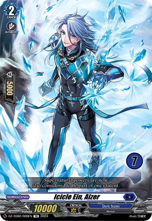 Image for Icicle Ein, Aizer (7) (DZ-TD02: Start Up Trial Deck "Dark States") (DZ-TD02/009EN) - Cardfight Vanguard