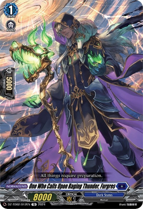 Image for One Who Calls Upon Raging Thunder, Furgres (DZ-TD02: Start Up Trial Deck "Dark States") (DZ-TD02/012EN) - Cardfight Vanguard