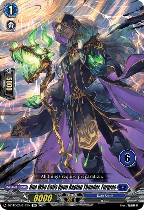 Image for One Who Calls Upon Raging Thunder, Furgres (6) (DZ-TD02: Start Up Trial Deck "Dark States") (DZ-TD02/012EN) - Cardfight Vanguard