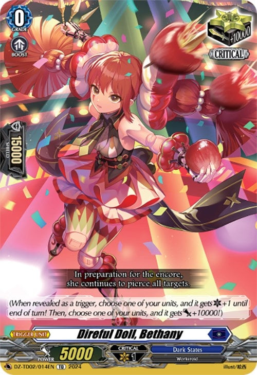 Image for Direful Doll, Bethany (DZ-TD02: Start Up Trial Deck "Dark States") (DZ-TD02/014EN) - Cardfight Vanguard