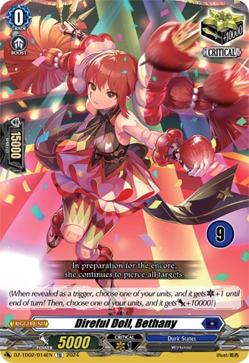 Image for Direful Doll, Bethany (9) (DZ-TD02: Start Up Trial Deck "Dark States") (DZ-TD02/014EN) - Cardfight Vanguard