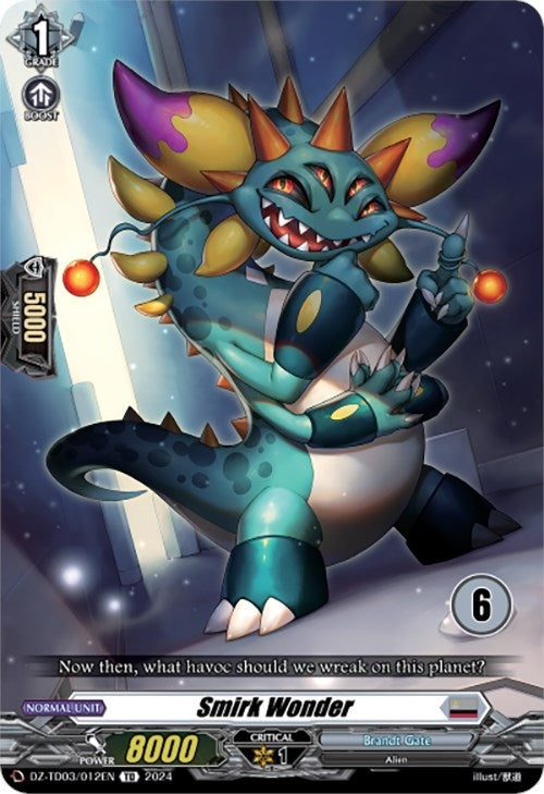 Image for Smirk Wonder (6) (DZ-TD03: Start Up Trial Deck "Brandt Gate") (DZ-TD03/012EN) - Cardfight Vanguard