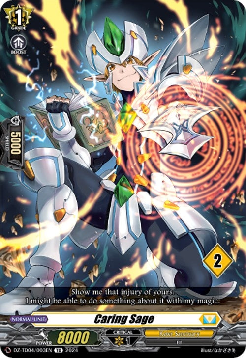 Image for Caring Sage (2) (DZ-TD04: Start Up Trial Deck "Keter Sanctuary") (DZ-TD04/003EN) - Cardfight Vanguard