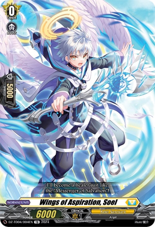 Image for Wings of Aspiration, Soel (DZ-TD04: Start Up Trial Deck "Keter Sanctuary") (DZ-TD04/004EN) - Cardfight Vanguard