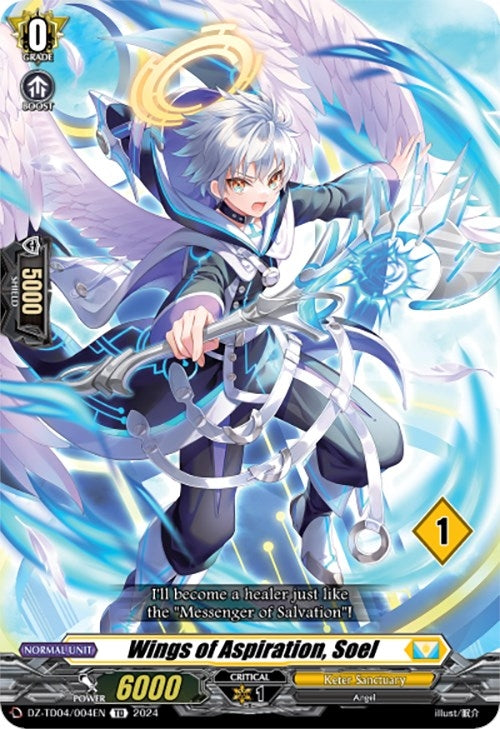 Image for Wings of Aspiration, Soel (1) (DZ-TD04: Start Up Trial Deck "Keter Sanctuary") (DZ-TD04/004EN) - Cardfight Vanguard