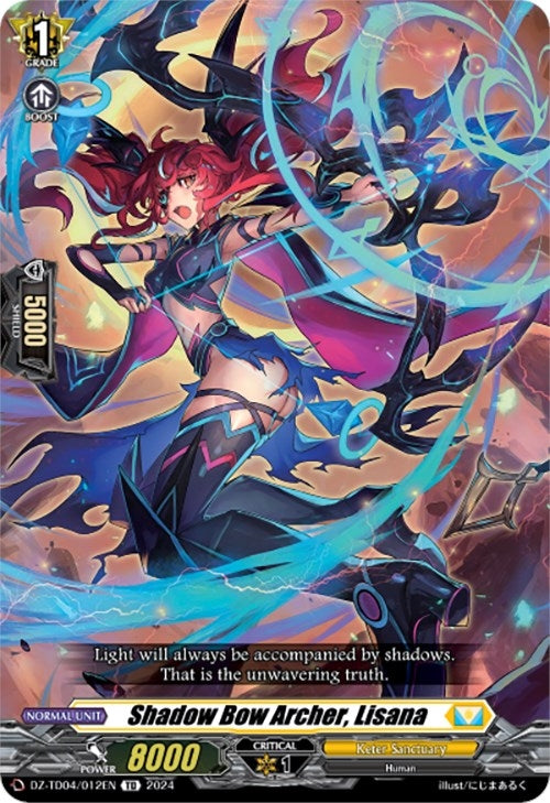Image for Shadow Bow Archer, Lisana (DZ-TD04: Start Up Trial Deck "Keter Sanctuary") (DZ-TD04/012EN) - Cardfight Vanguard
