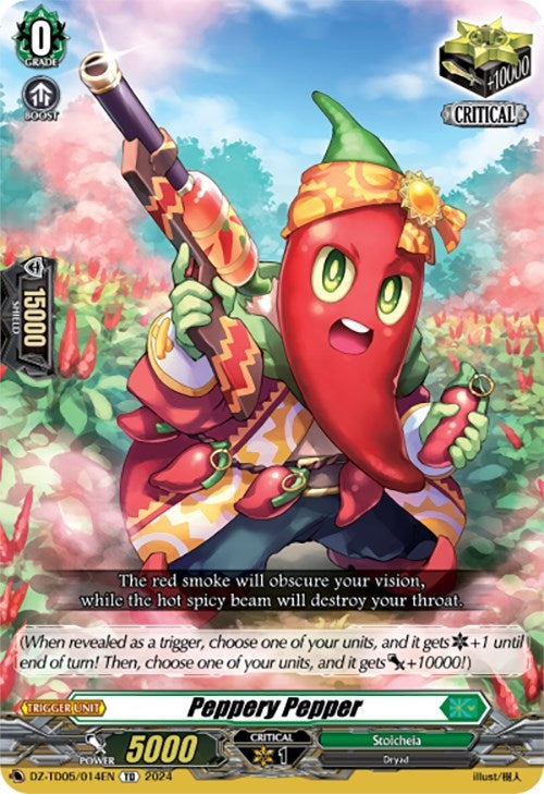 Image for Peppery Pepper (DZ-TD05: Start Up Trial Deck "Stoicheia") (DZ-TD05/014EN) - Cardfight Vanguard