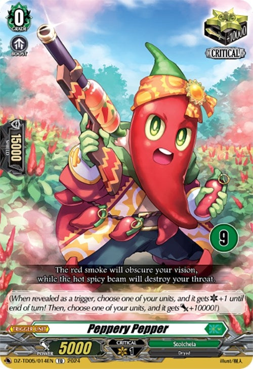 Image for Peppery Pepper (9) (DZ-TD05: Start Up Trial Deck "Stoicheia") (DZ-TD05/014EN) - Cardfight Vanguard
