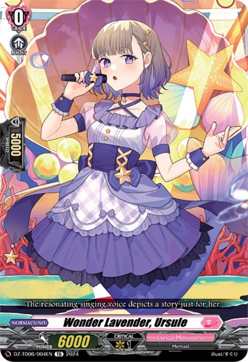 Image for Wonder Lavender, Ursule (DZ-TD06: Start Up Trial Deck "Lyrical Monasterio") (DZ-TD06/004EN) - Cardfight Vanguard