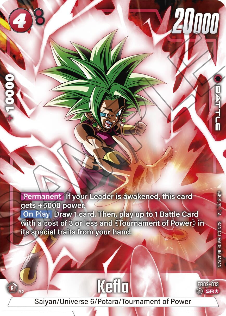 Image for Kefla - FB02-013 (Alternate Art) (Blazing Aura) (FB02-013) - Dragon Ball Super: Fusion World