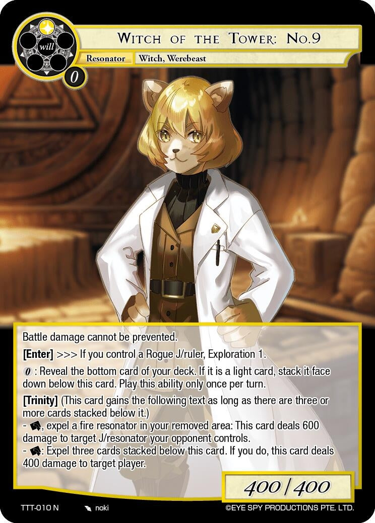 Image for Witch of the Tower: No.9 (Thoth of the Trinity) (TTT-010 N) - Force of Will