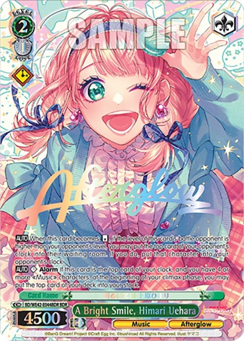 Image for A Bright Smile, Himari Uehara (BDR) (BanG Dream! Girls Band Party! Countdown Collection Premium Booster) (BD/WE42-E044BDR BDR) - Weiss Schwarz