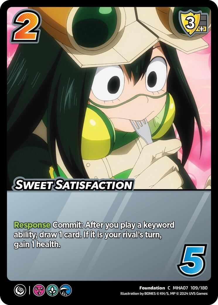Image for Sweet Satisfaction (UniVersus: My Hero Academia: Girl Power) (109/180) - UniVersus