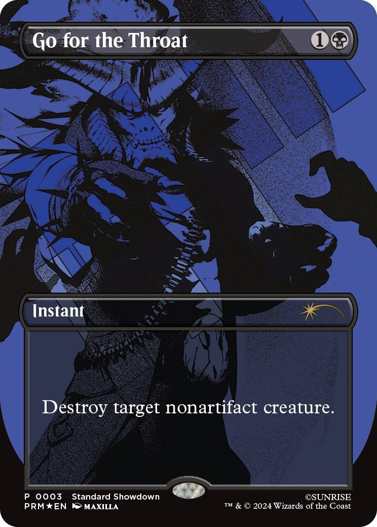Image for Go for the Throat (Standard Showdown Promos) (3) - Magic: The Gathering