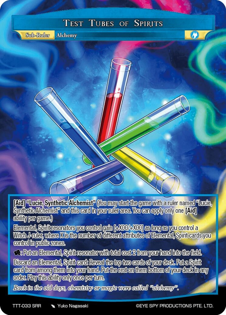 Image for Test Tube of Spirits (Thoth of the Trinity) (TTT-033 SRR) - Force of Will