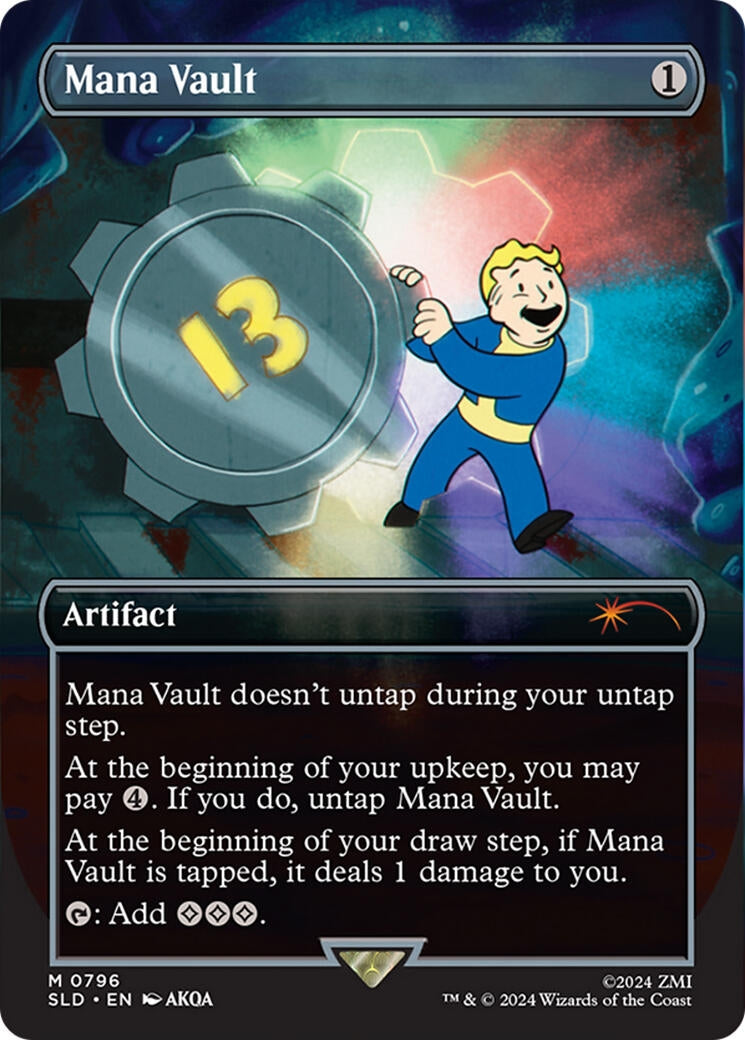 Image for Mana Vault (Rainbow Foil) (Secret Lair Drop Series) (796) - Magic: The Gathering
