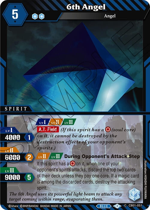 Image for 6th Angel (Collaboration Booster 01: Halo of Awakening) (CB01-051) - Battle Spirits Saga