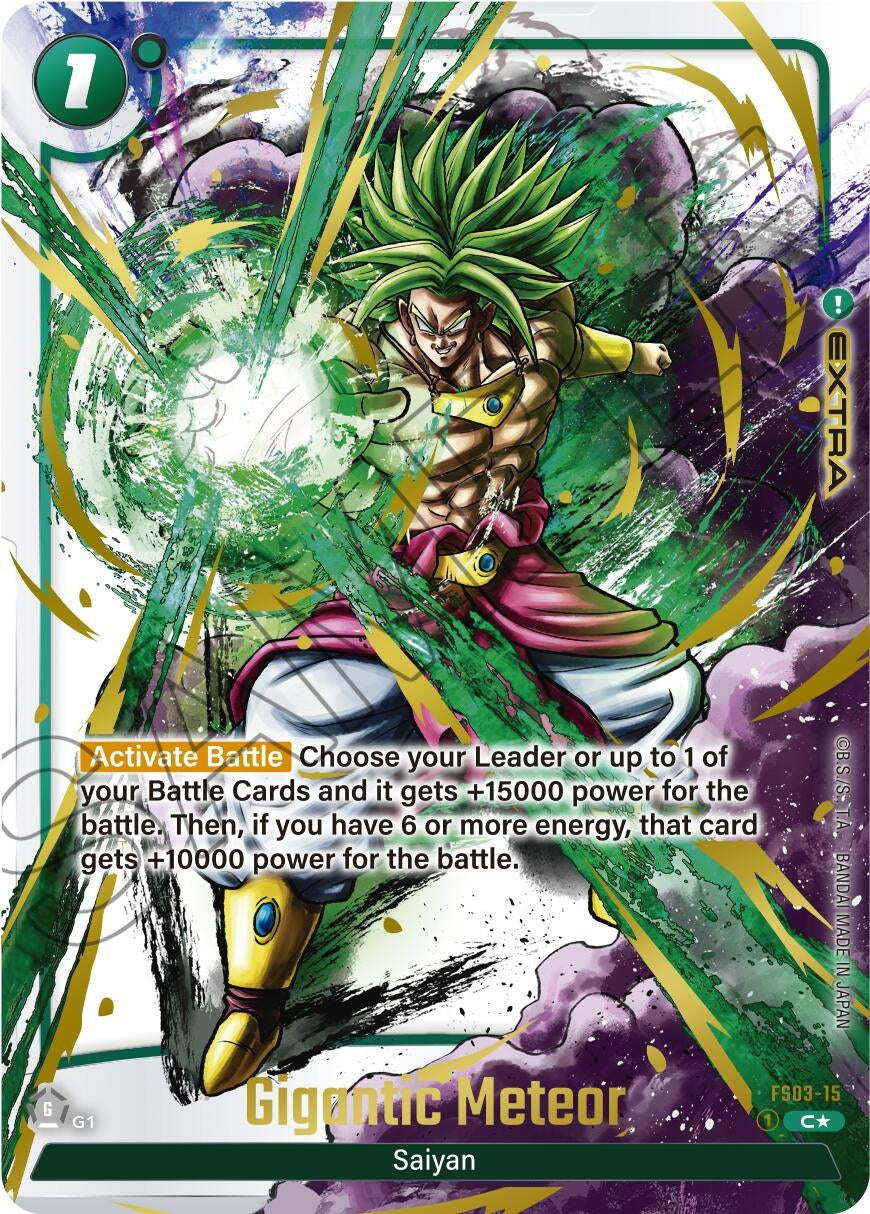 Image for Gigantic Meteor (Alternate Art) (Starter Deck 3: Broly Alternate Art Reprints) (FS03-15) - Dragon Ball Super: Fusion World
