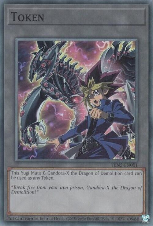 Image for Token: Yugi Muto and Gandora-X the Dragon of Demolition (Legacy of Destruction) (TKN5-EN001) - YuGiOh