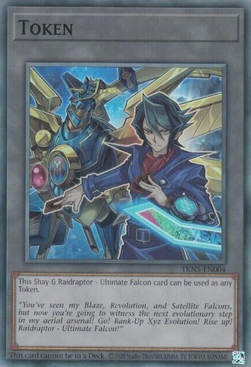 Image for Token: Shay and Raidraptor - Ultimate Falcon (Legacy of Destruction) (TKN5-EN004) - YuGiOh