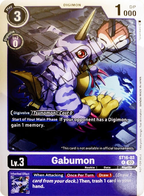 Image for Gabumon (Demo Deck Exclusive) (ST-16) (ST16-03 R) - Digimon Card Game