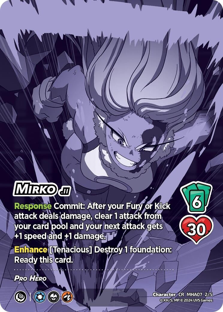 Image for Mirko (Serial Numbered) (UniVersus: My Hero Academia: Girl Power) (2/5) - UniVersus