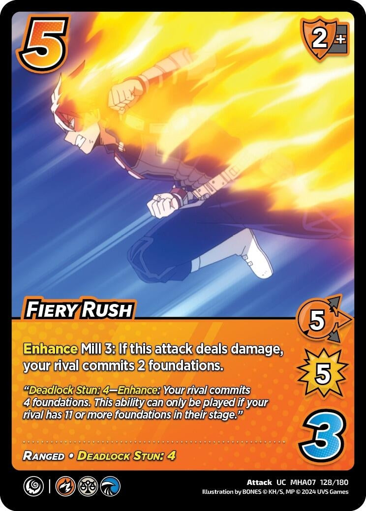 Image for Fiery Rush (UniVersus: My Hero Academia: Girl Power) (128/180) - UniVersus