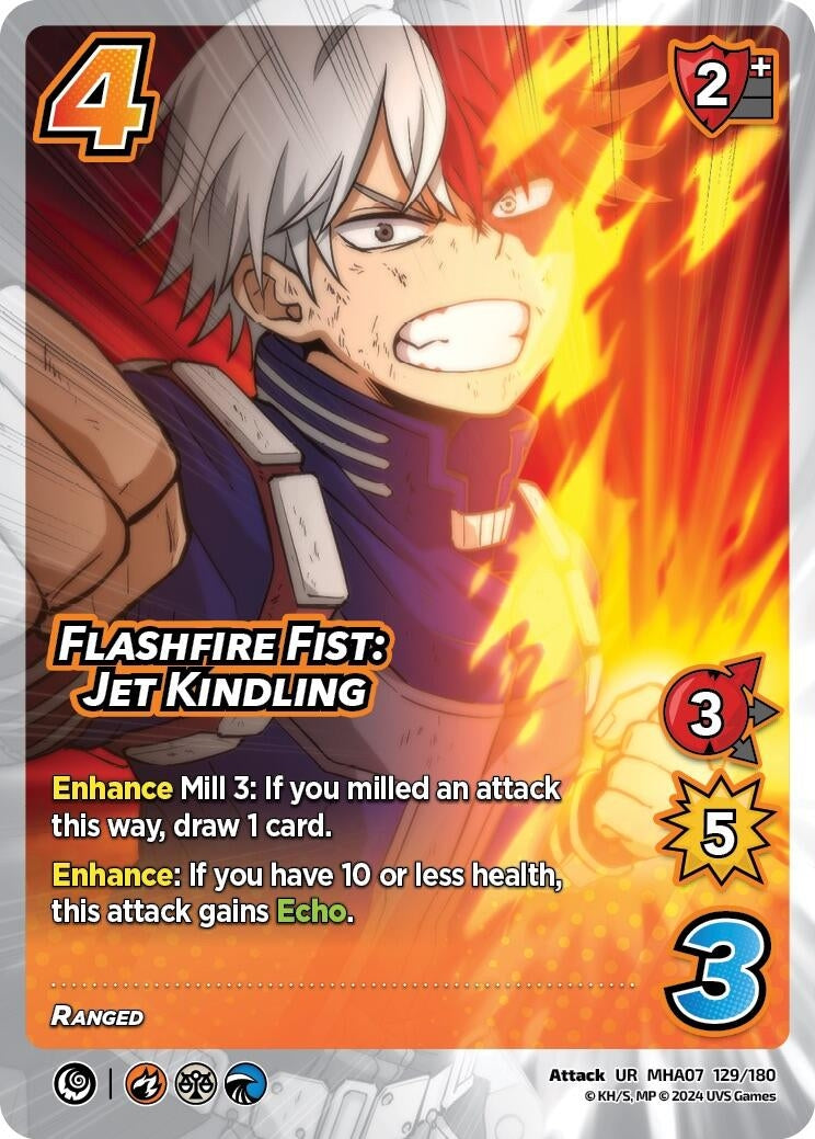 Image for Flashfire Fist: Jet Kindling (UniVersus: My Hero Academia: Girl Power) (129/180) - UniVersus